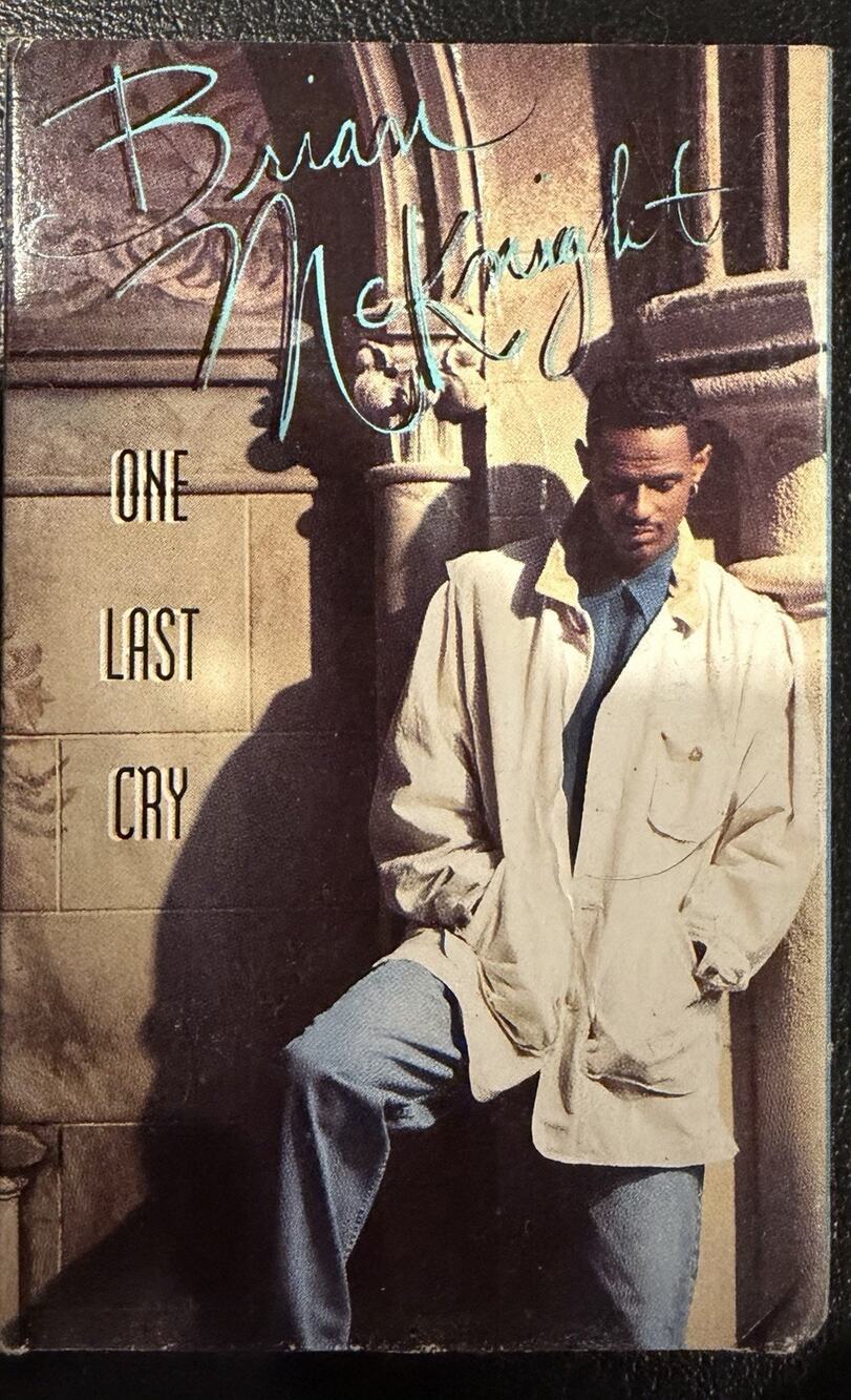 Brian McKnight One Last Cry Cassette Tape Single 1992 1993 PolyGram Records